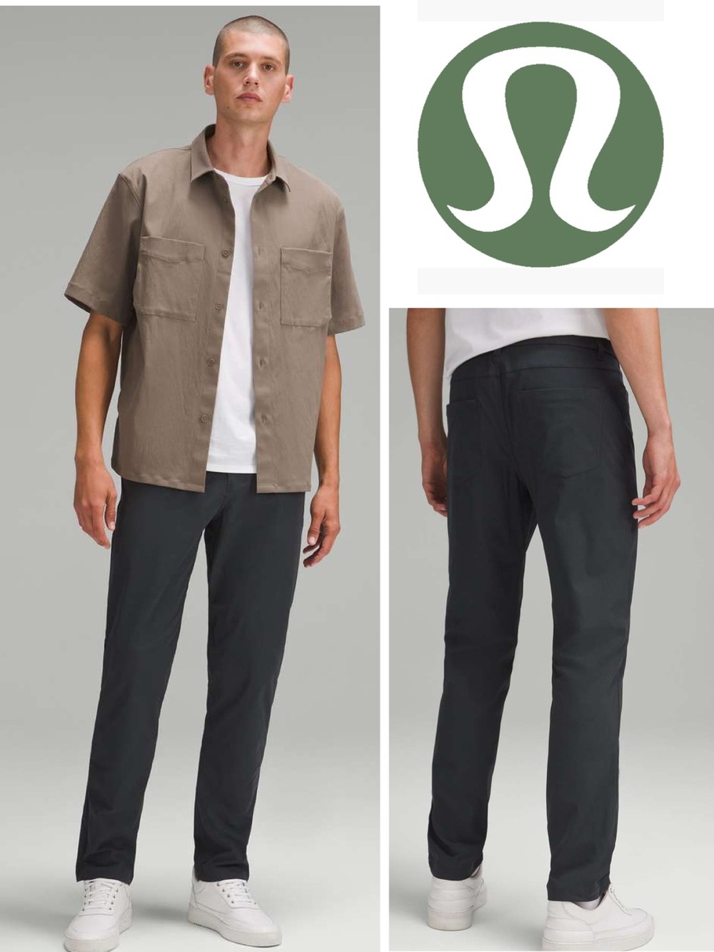 Lululemon 2024 ABC Classic-Fit Pant 28" in Warpstreme in Obsidian